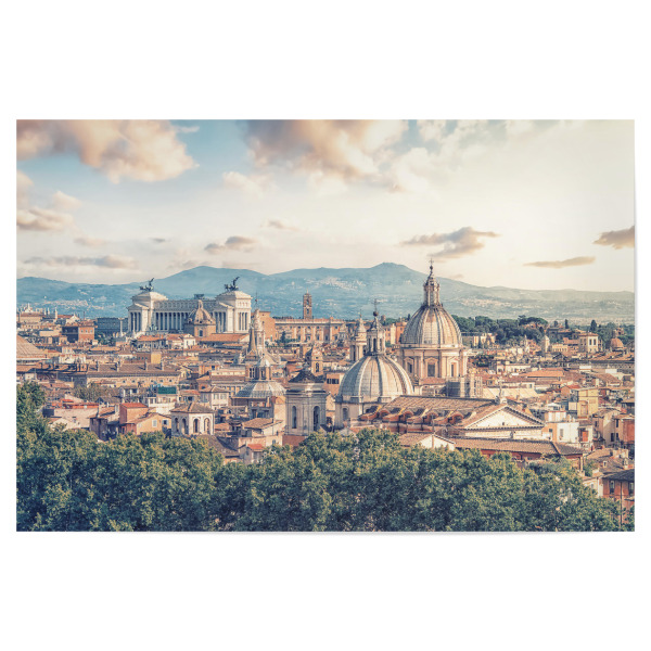 Poster "Rome roofs" artboxONE - Städte,Reise,Architektur,Reise / Länder,Städte / Rom
