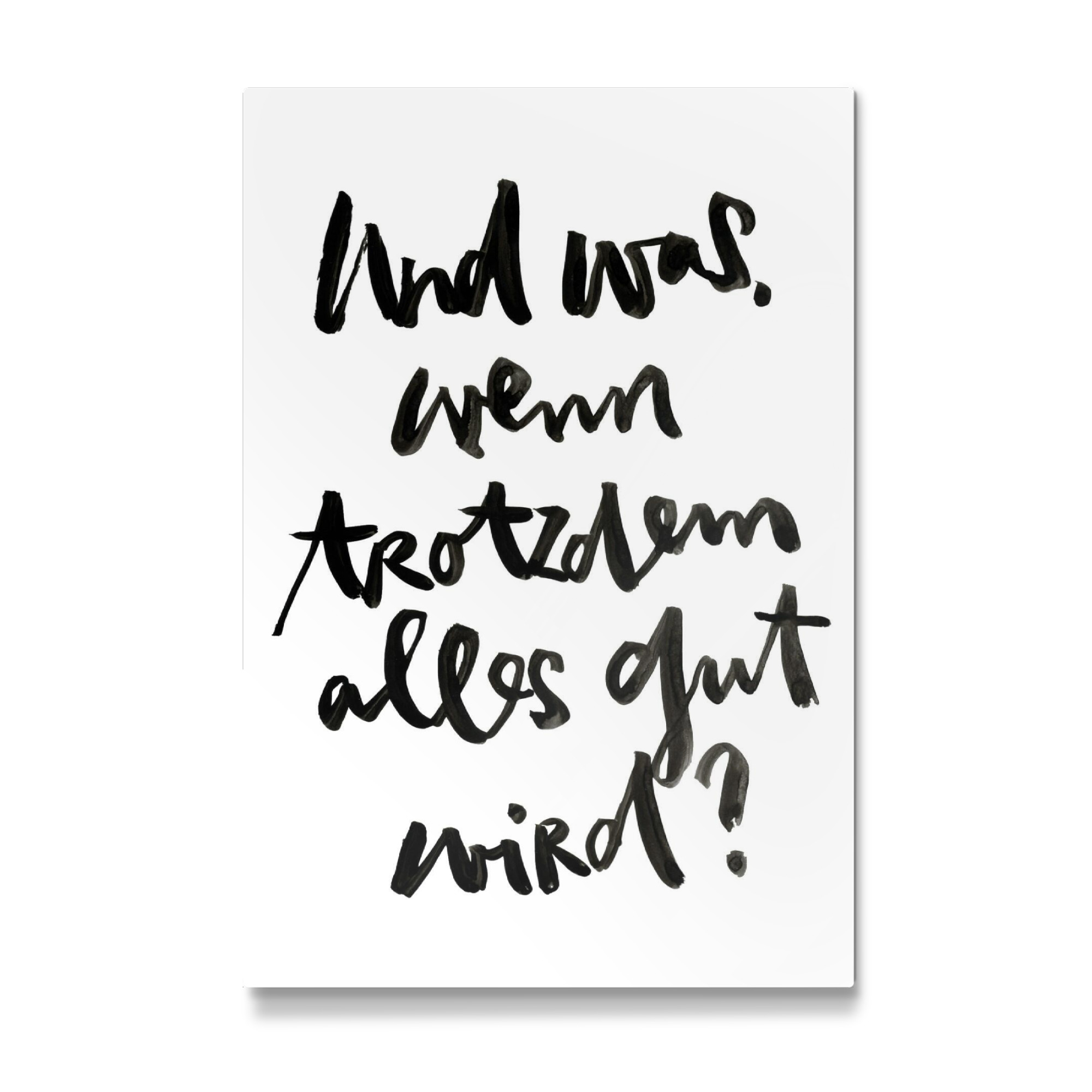 Galerie-Print "Trotzdem alles gut" 75x50 cm artboxONE