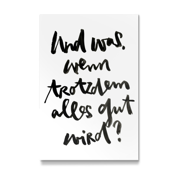 Galerie-Print "Trotzdem alles gut" 30x20 cm artboxONE