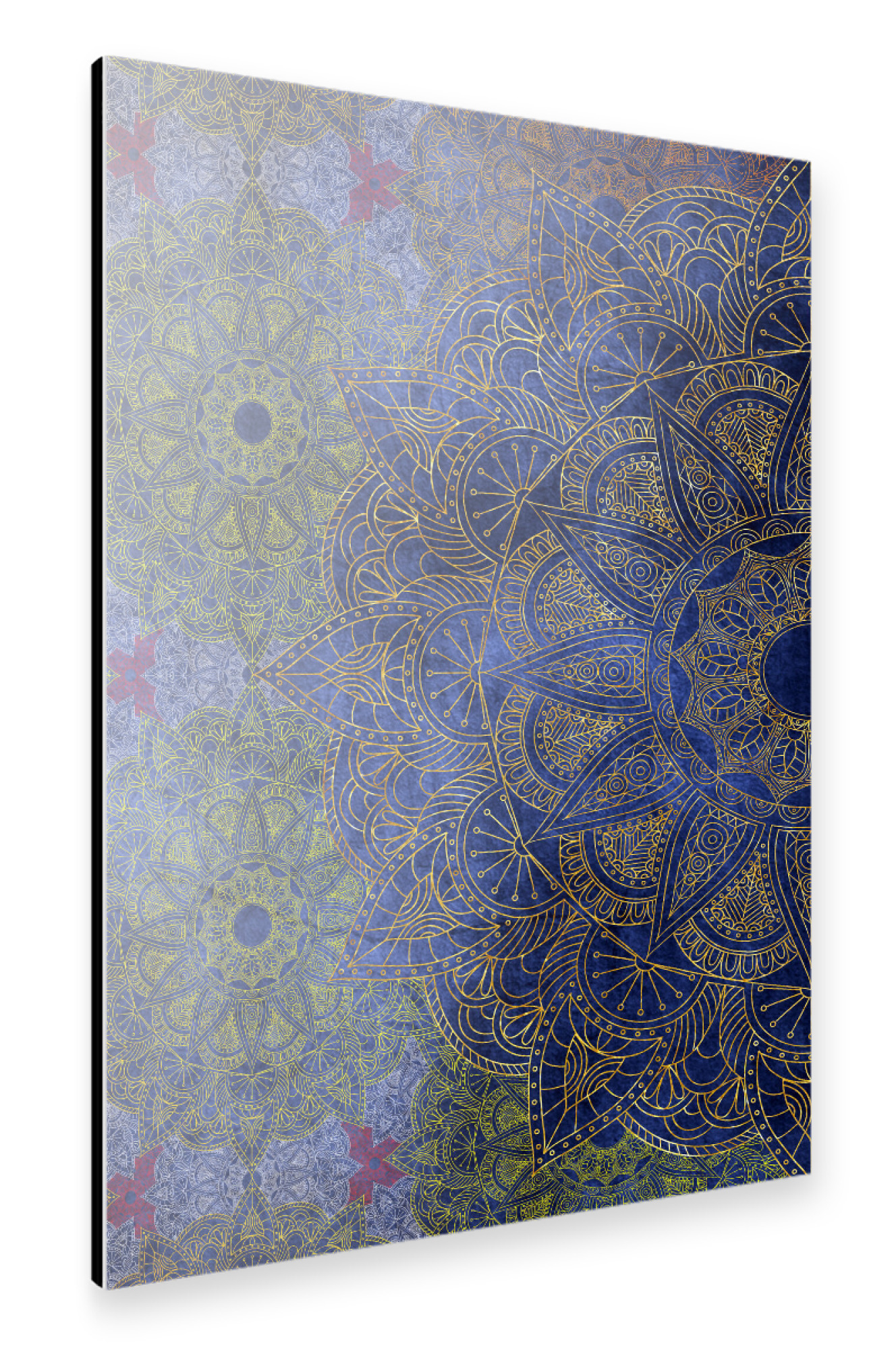 Alu-Dibond "Mandala Deep Ocean" 30x20 cm artboxONE