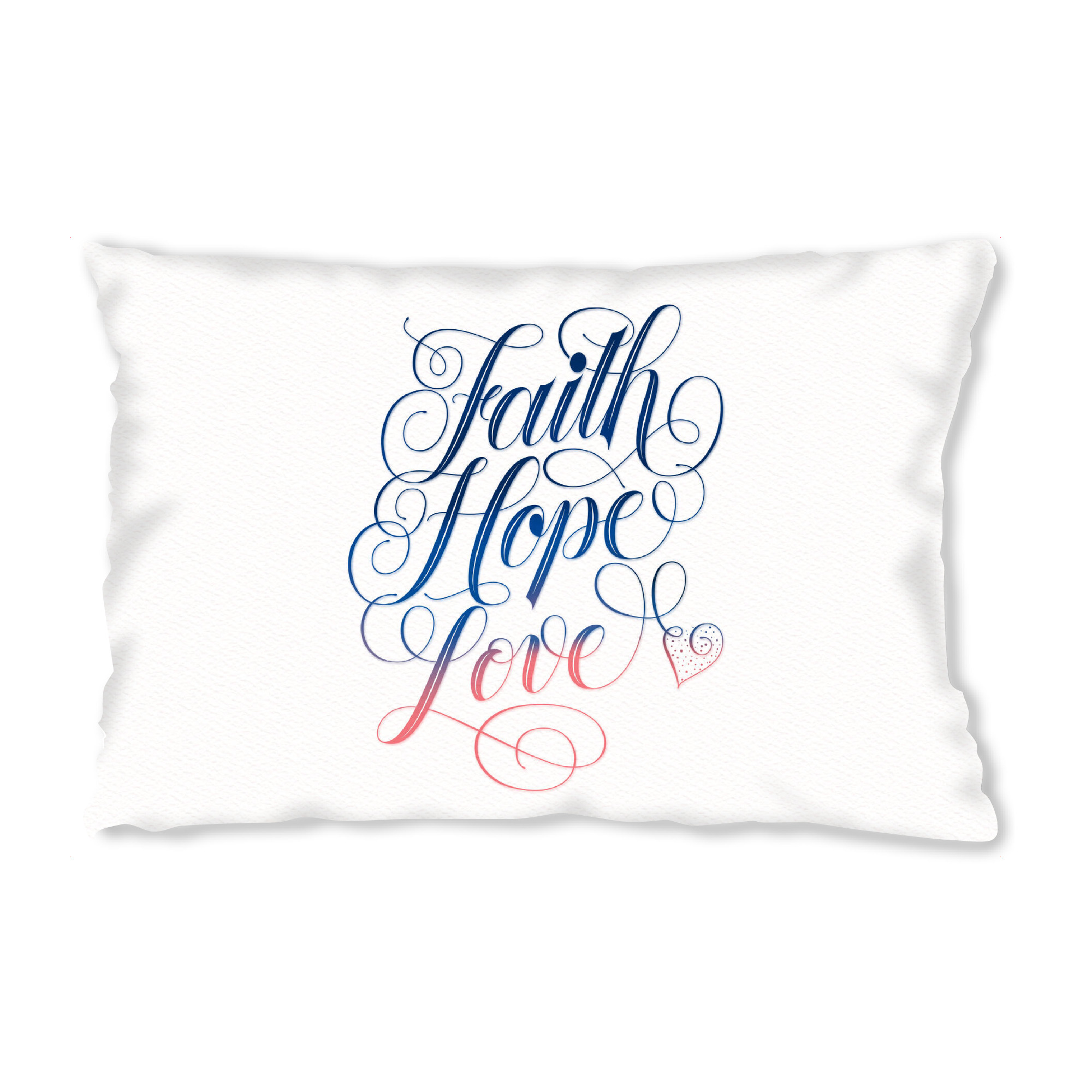 Design-Kissen "Glaube. Liebe. Hoffnung" artboxONE - Typografie,Liebe