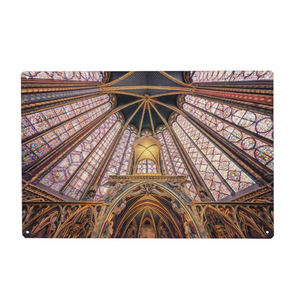 Holzbild "Sainte-Chapelle" artboxONE - Städte,Reise,Architektur,Städte / Paris,Reise / Länder