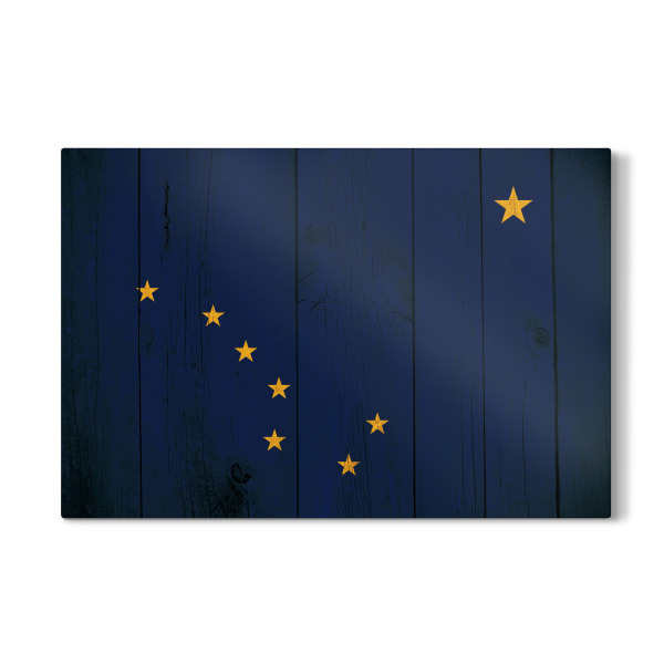 Galerie-Print "Alaska Vintage Flag" 30x20 cm artboxONE
