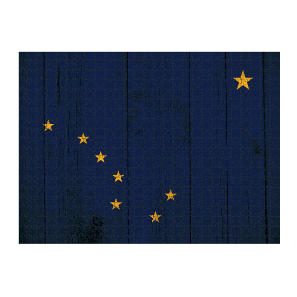 artboxONE Puzzle "Alaska Vintage Flag" artboxONE - Reise,Reise / Länder