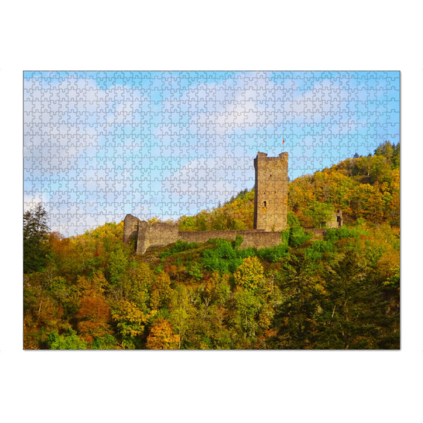 Puzzle Ravensburger "Burg Manderscheid" artboxONE - Reise,Architektur,Reise / Länder