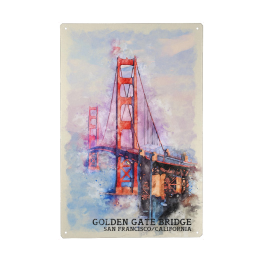 Golden Gate Bridge Sketch