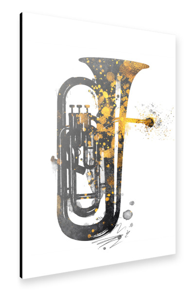 Alu-Dibond "Music euphonium" 30x20 cm artboxONE