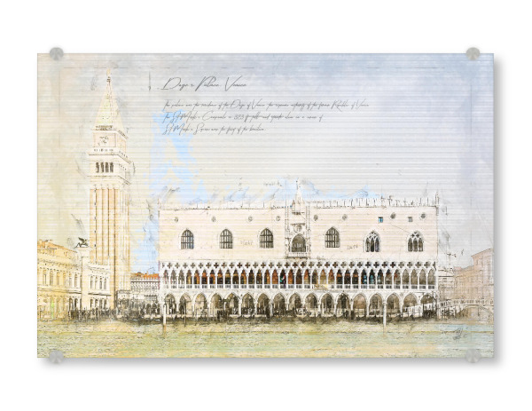 Acrylglasbild "Doge's Palace, Venice" artboxONE - Städte,Architektur,Städte / Venedig
