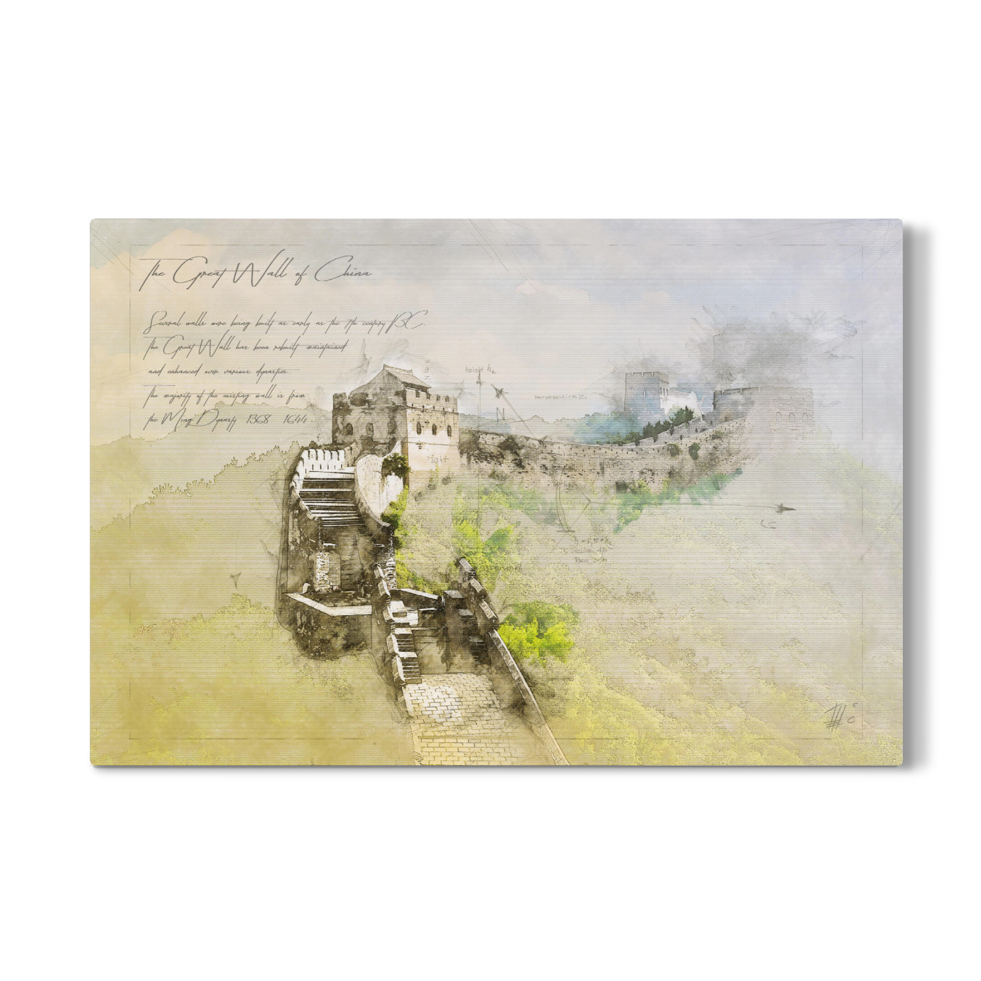 Galerie-Print "Chinese Wall" 30x20 cm artboxONE
