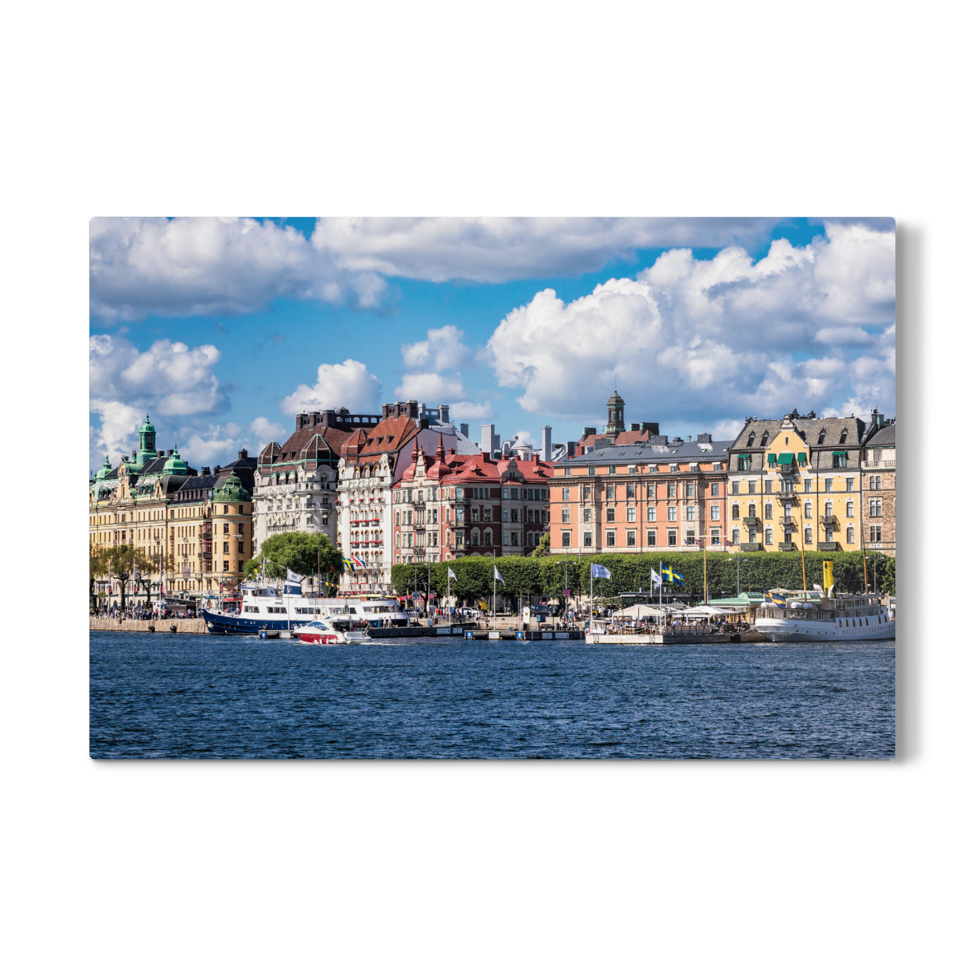 Galerie-Print "Häuser in Stockholm" 75x50 cm artboxONE