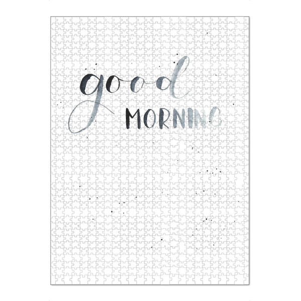 Puzzle Ravensburger "Good Morning Handlettering" artboxONE - Typografie,Für Kinder,Galaxy