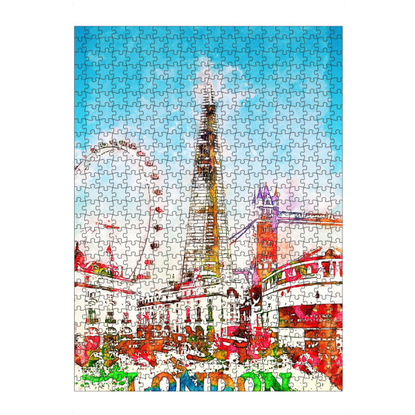 artboxONE Puzzle "London Collage in bunt" artboxONE - Städte,Städte / London,Architektur