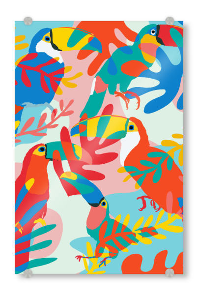 Acrylglasbild "Tou'Can Do it" artboxONE - Natur,Tiere,Abstrakt