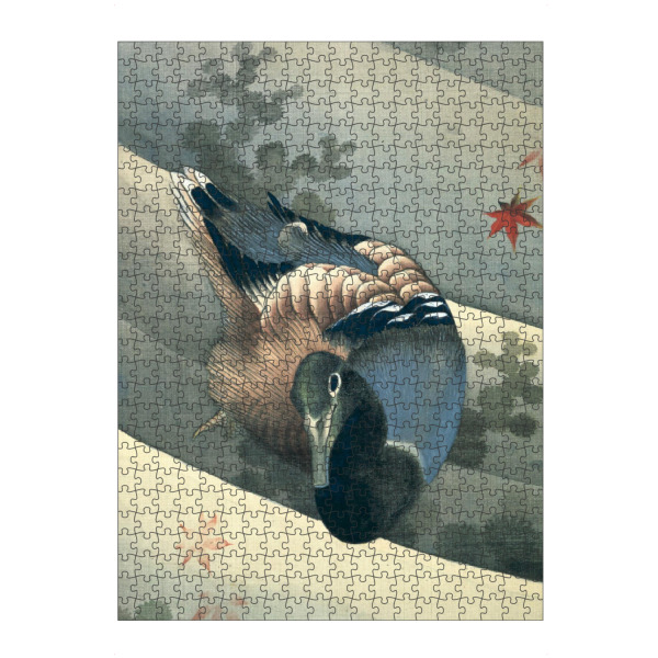 artboxONE Puzzle "Ente im Wasser schwimmend" artboxONE - Natur,Tiere