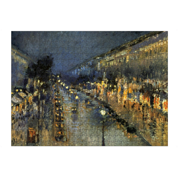 artboxONE Puzzle "Boulevard Montmartre at Night" artboxONE - Städte,Reise,Menschen,Architektur,Städte / Paris