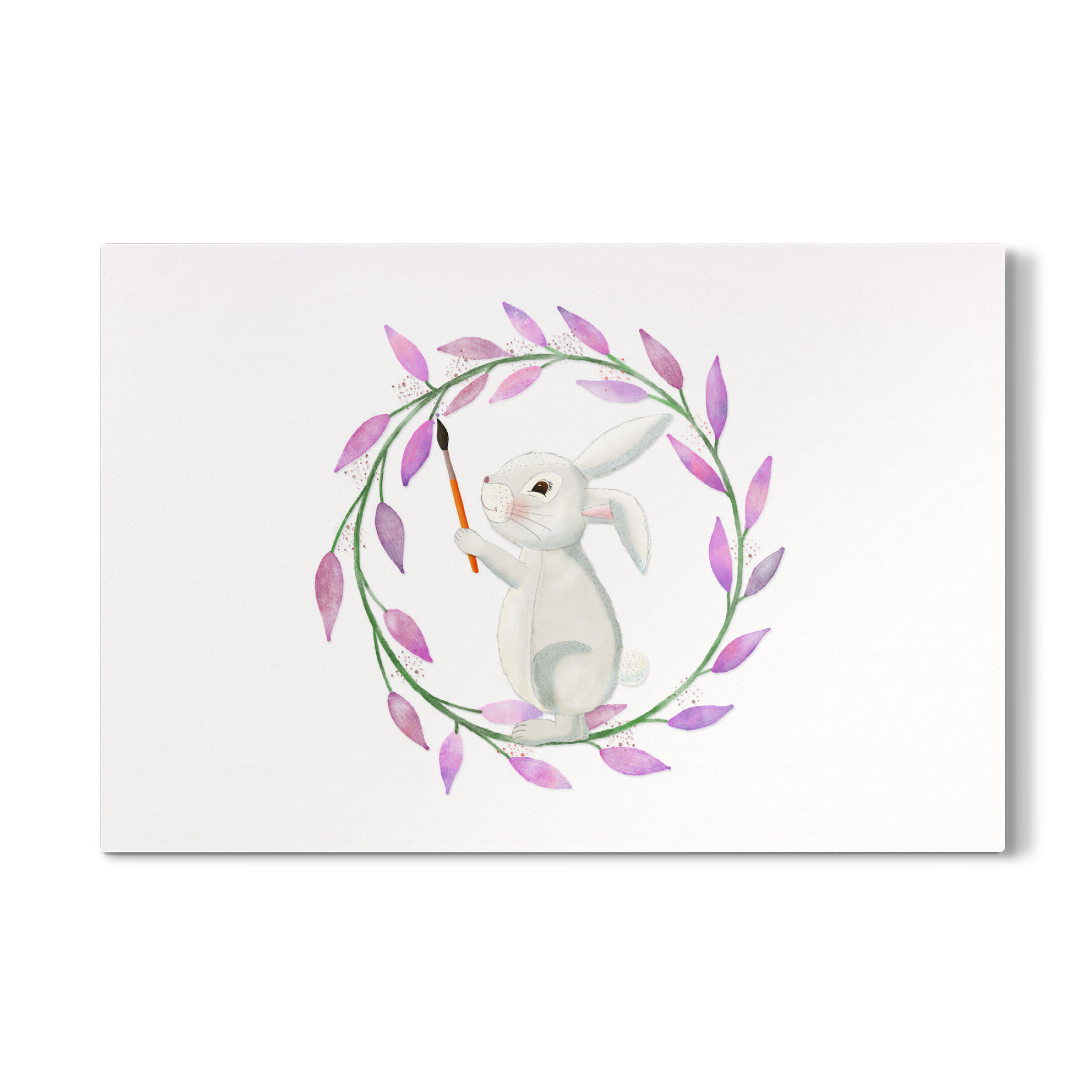Galerie-Print "Hase malt, nicht nur zu Ostern" 30x20 cm artboxONE