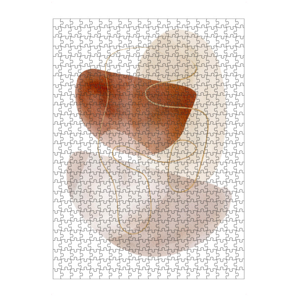 artboxONE Puzzle "Semi Circle Composition" artboxONE - Abstrakt,Geometrie