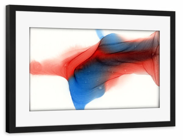 Poster mit Rahmen schwarz "Abstract Graphic bunt" artboxONE - Abstrakt