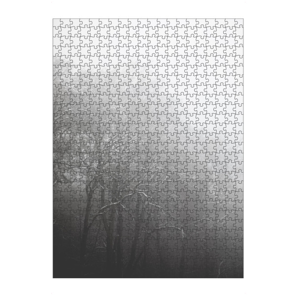Puzzle Ravensburger "Schneewald" artboxONE - Natur,Schwarzweiß