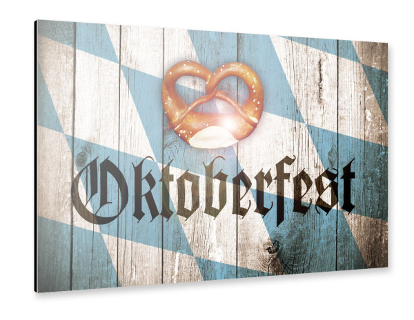 Alu-Dibond "Volksfest Bayern" 30x20 cm artboxONE