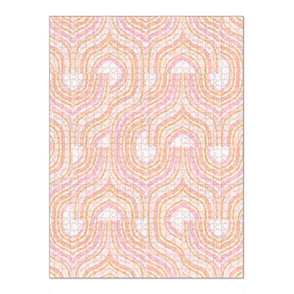 Puzzle Ravensburger "Peachy Mixed Marbled Tiles" artboxONE - Abstrakt,Marmor - Tiles,Marbled,Pattern,Mormor,Abstract,Abstzrakt,Formen - Bild tiles
