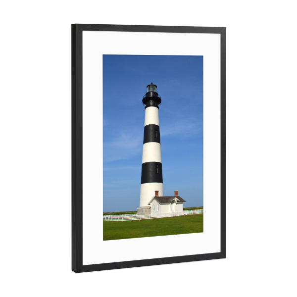 Poster mit Rahmen Schwarz (Metallic) "Bodie Lighthouse" artboxONE - Reise,Architektur,Reise / Strand und Meer,Reise / Länder