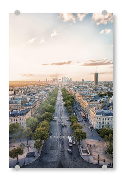 Acrylglasbild "The Avenue" artboxONE - Städte,Reise,Architektur,Städte / Paris,Reise / Länder