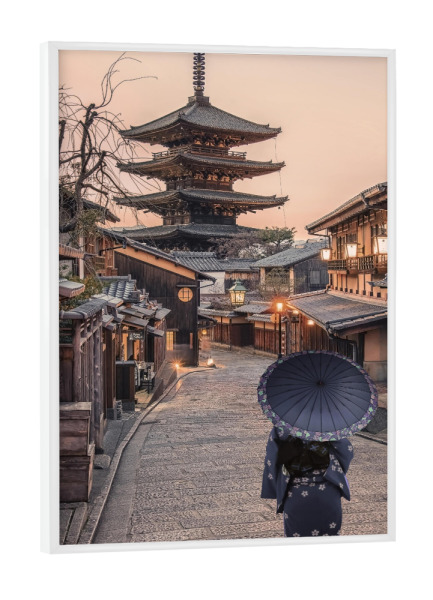 Poster mit weißem Rahmen "Hokan-ji" artboxONE - Städte,Reise,Architektur,Reise / Asien,Reise / Länder