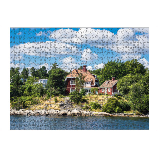 Puzzle Ravensburger "Insel vor Stockholm" artboxONE - Natur,Reise,Architektur,Reise / Strand und Meer,Reise / Länder