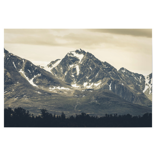 Poster "Vintage Mountain" artboxONE - Natur
