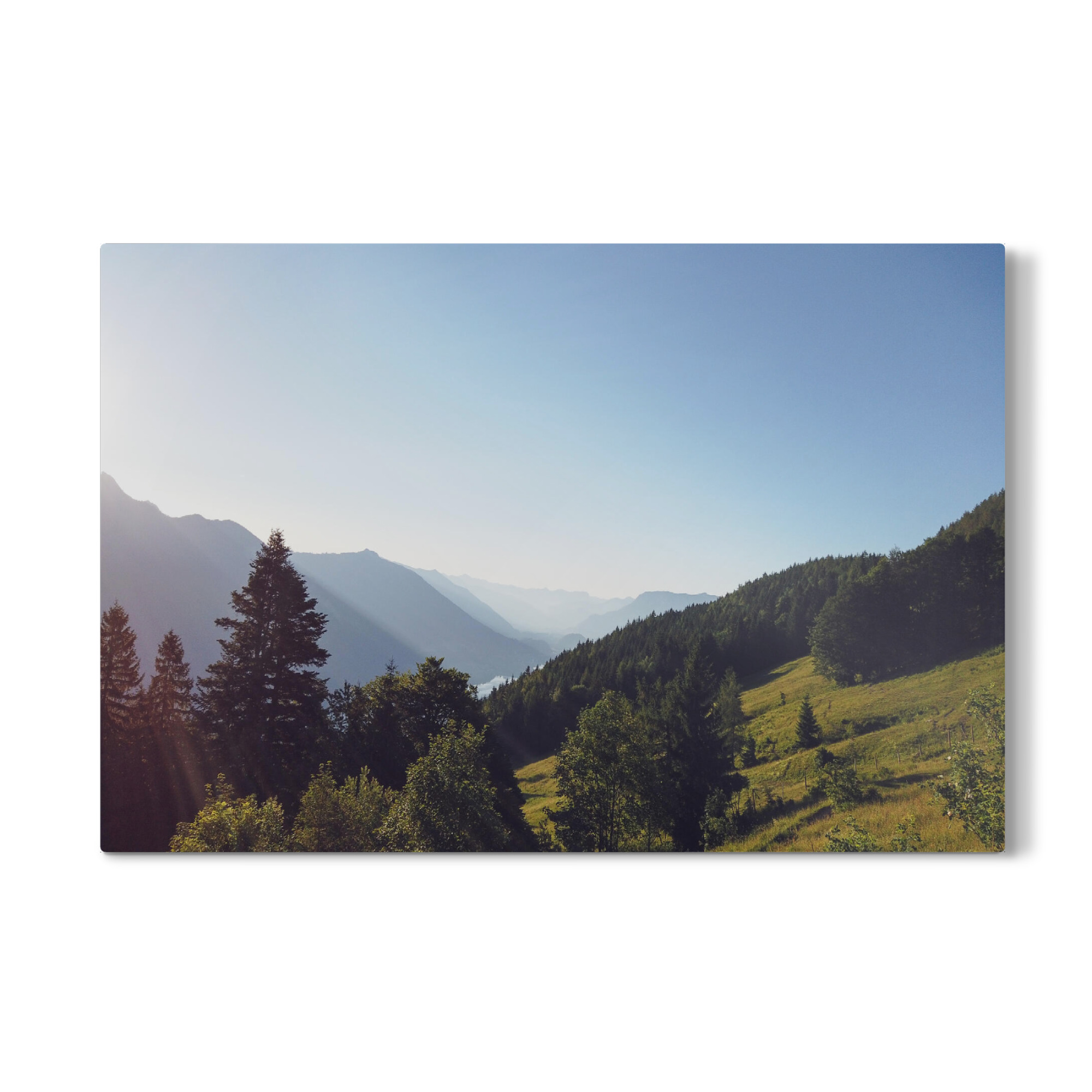 Galerie-Print "Morgendliches Bergpanorama" 30x20 cm artboxONE