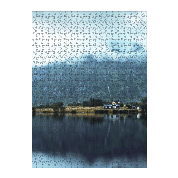 Puzzle Ravensburger "Bergspiegelung auf den Lofoten" artboxONE - Natur,Reise,Reise / Länder
