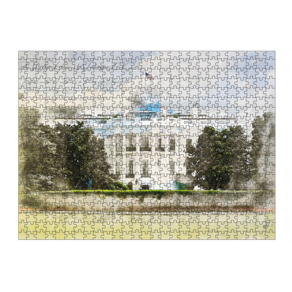 Puzzle Ravensburger "White House, Washington" artboxONE - Reise,Architektur,Städte / Washington