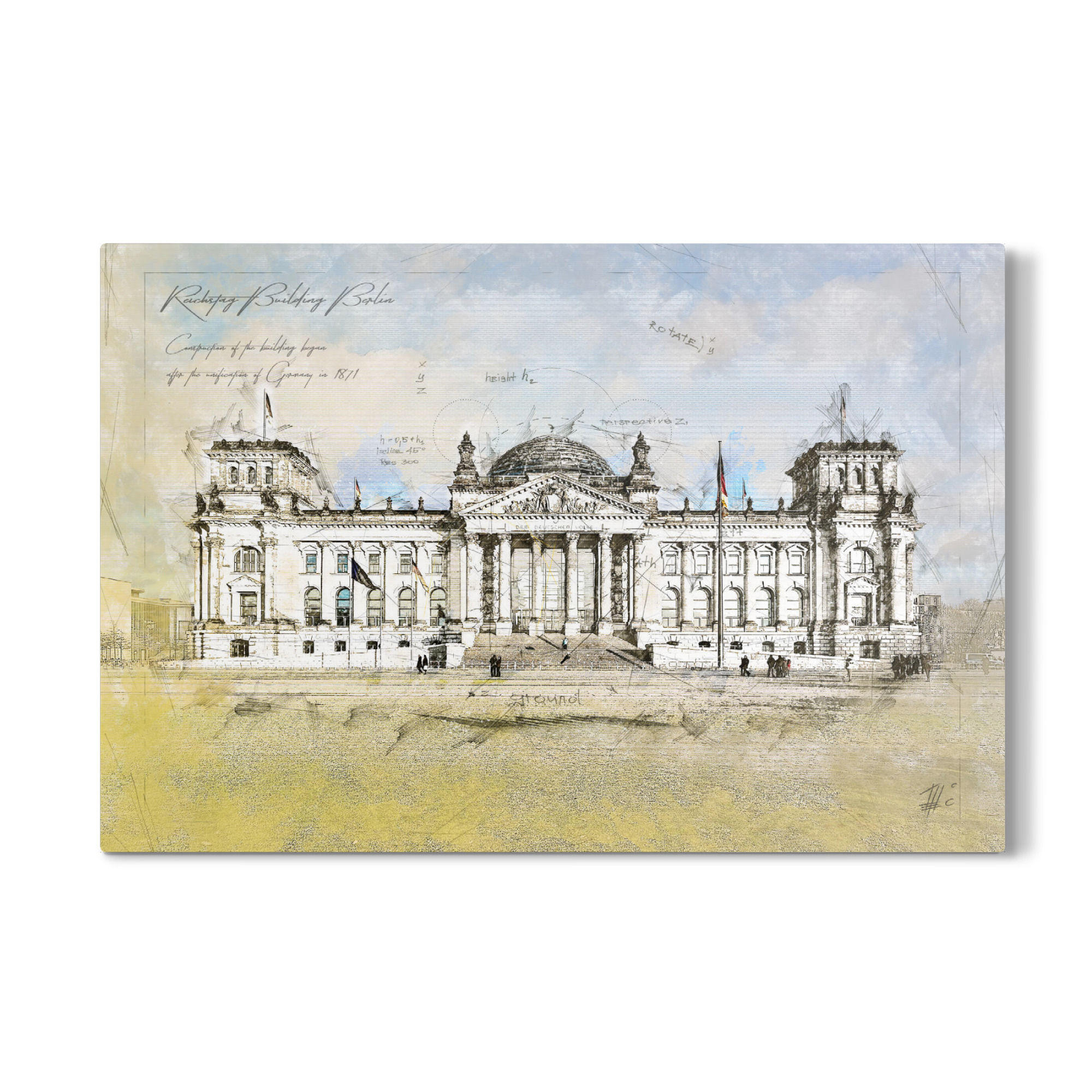 Galerie-Print "Reichstag Germany, Berlin" 30x20 cm artboxONE