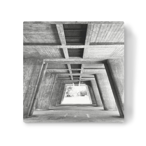 Leinwandbild "Brutalism" artboxONE - Architektur - Architecture,Le corbusier,Brutalism,Schwarzweiß,Classic,Architektur,Frankreich,Marseille,France