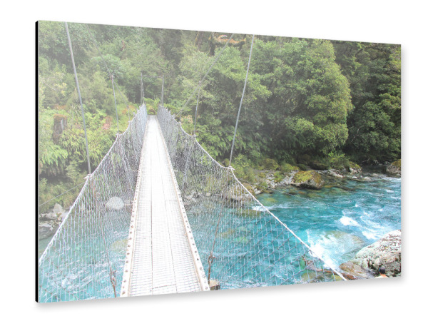 Alu-Dibond "Wage den Weg" 30x20 cm artboxONE