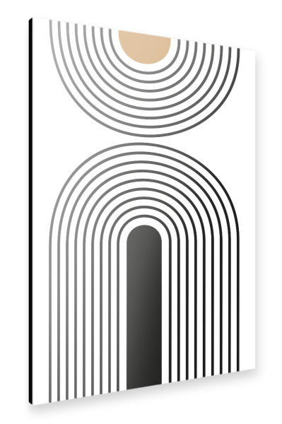 Alu-Dibond "Mid Century study no.twentyseven" 30x20 cm artboxONE