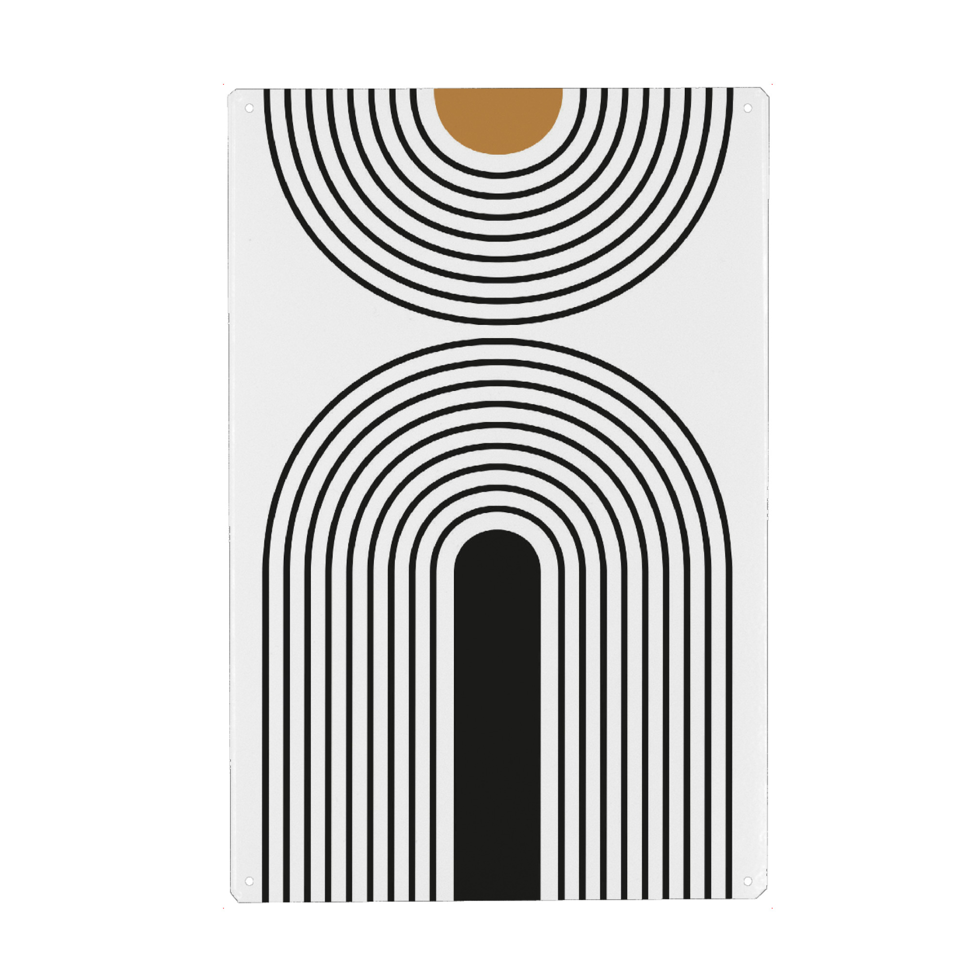 Metall Poster "Mid Century study no.twentyseven" artboxONE - Abstrakt,Geometrie