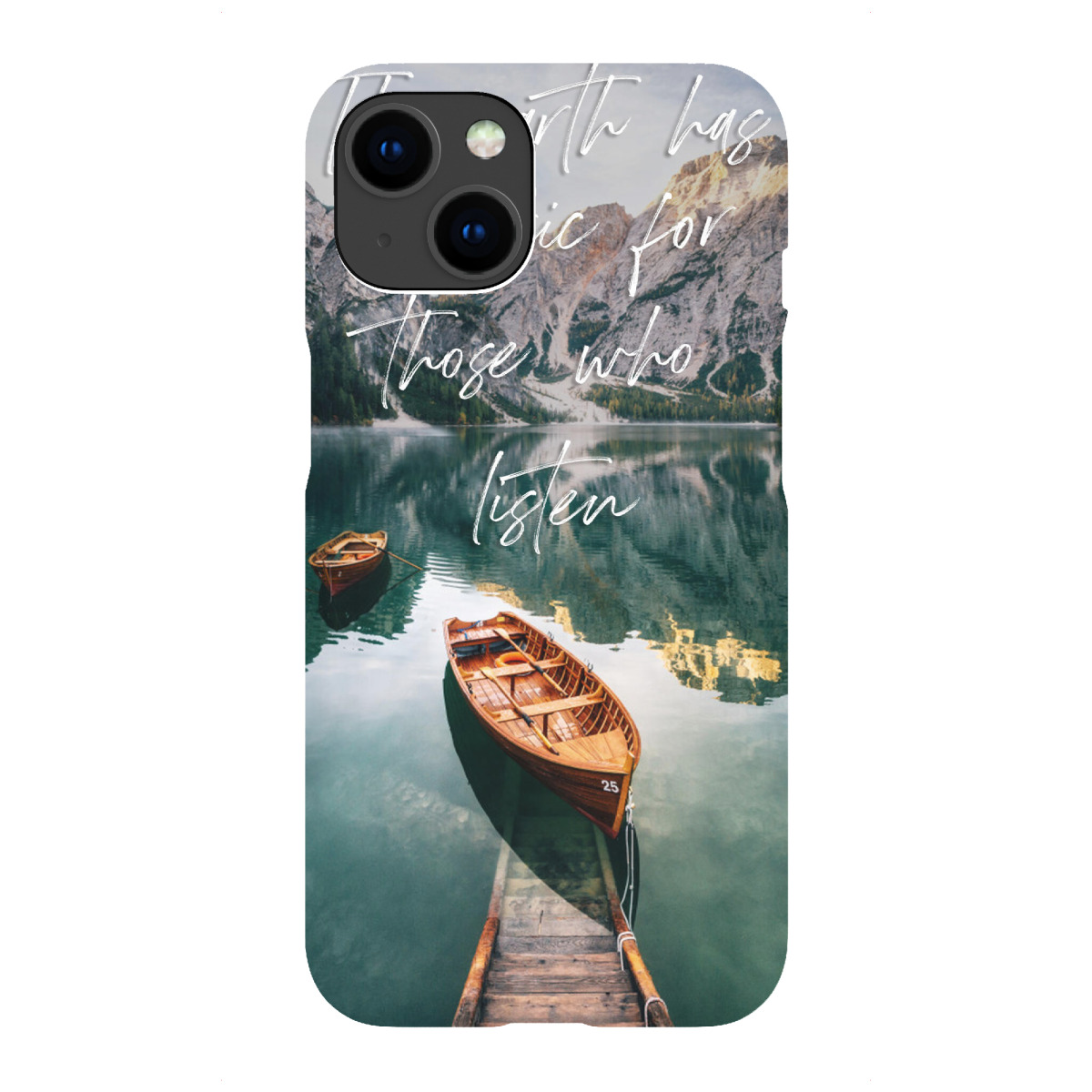 iPhone "Music of earth - quote" Premium-Case Handyhülle artboxONE