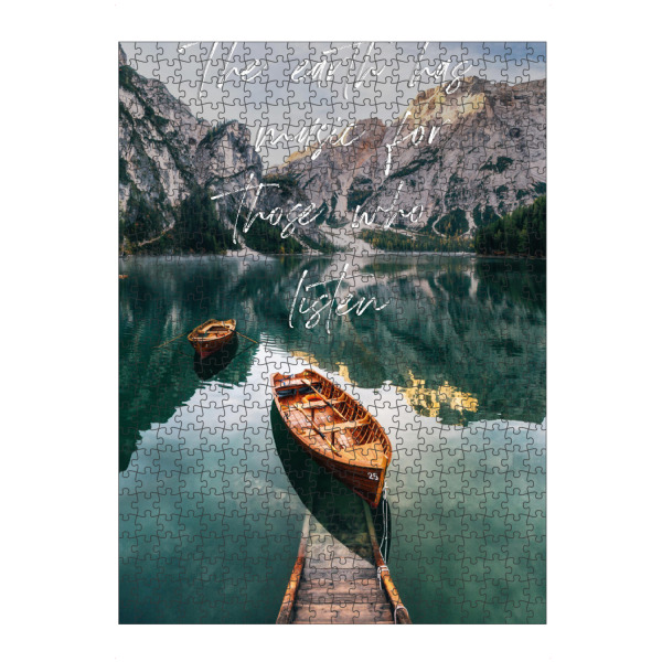 Puzzle Ravensburger "Music of earth - quote" artboxONE - Typografie,Natur,Reise