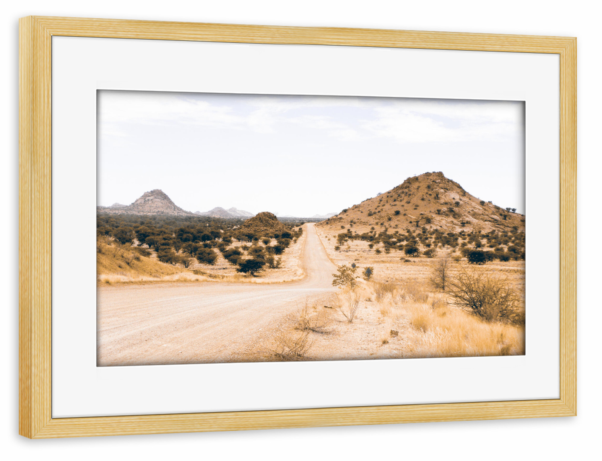 Poster mit Rahmen kiefer "Erongo Mountains (Namibia)" artboxONE - Natur,Reise,Reise / Afrika