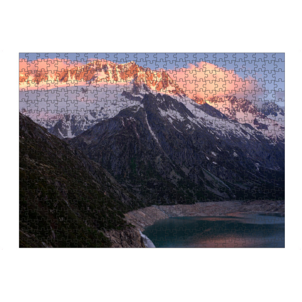 Puzzle Ravensburger "Göscheneralp at sunrise" artboxONE - Natur
