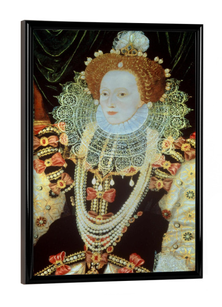 Poster mit schwarzem Rahmen "Queen Elizabeth I" artboxONE - Städte / London,Menschen