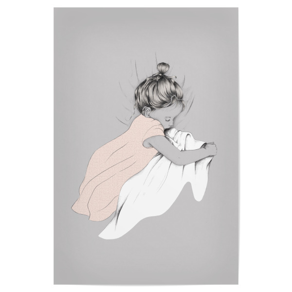 Poster "Sleeping Girl" artboxONE - Für Kinder,Menschen,Für Mama