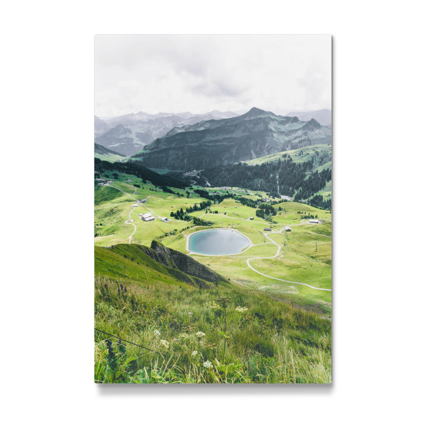 Galerie-Print "See in den Bergen" 30x20 cm artboxONE