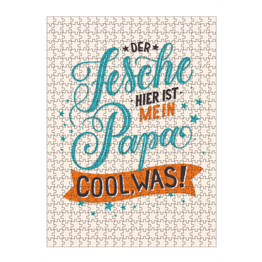 Papa ist ein fescher, cooler Typ