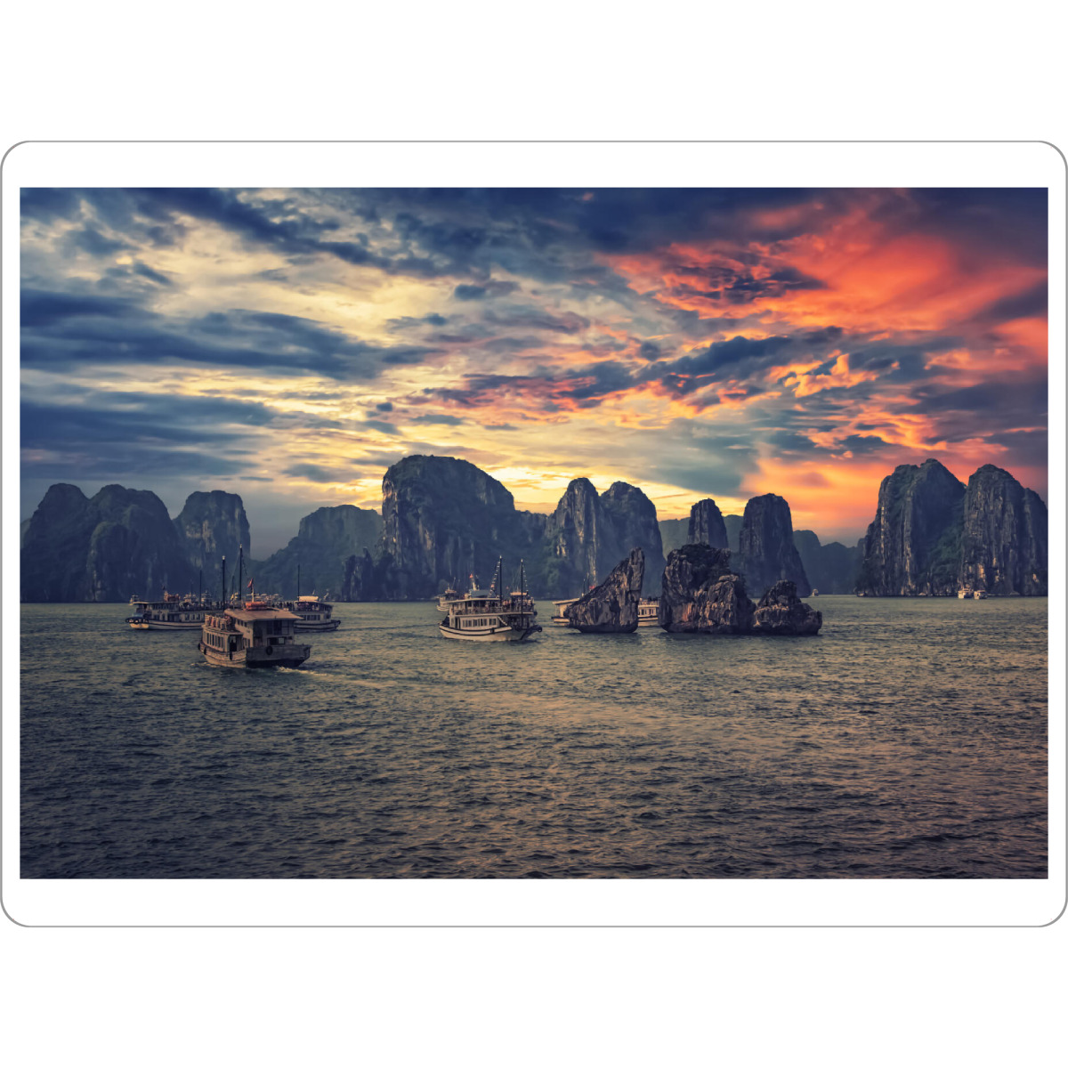 Tischset "Halong Bay" artboxONE - Natur,Reise,Reise / Strand und Meer,Reise / Asien,Reise / Länder