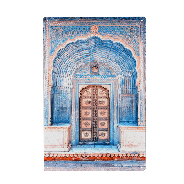 Metall Poster "Architecture in Rajasthan" artboxONE - Städte,Reise,Architektur,Reise / Asien,Städte / Weitere