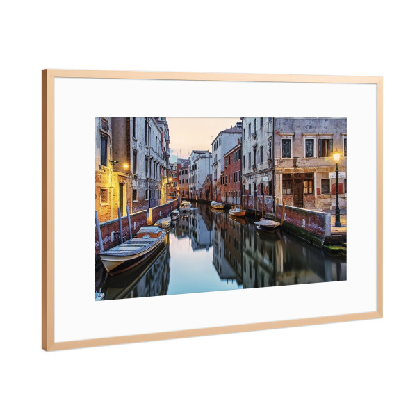 Poster mit Rahmen Kupfer "Trip in Venice" artboxONE - Städte,Reise,Architektur,Städte / Venedig,Reise / Länder