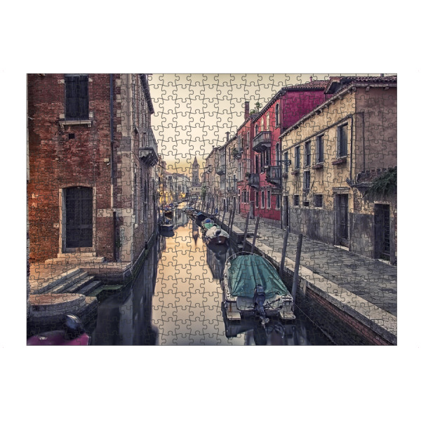 Puzzle Ravensburger "Street view in Venice" artboxONE - Städte,Reise,Architektur,Städte / Venedig,Reise / Länder